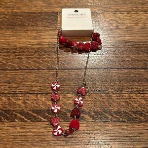 Crewcuts necklace and bracelet set
